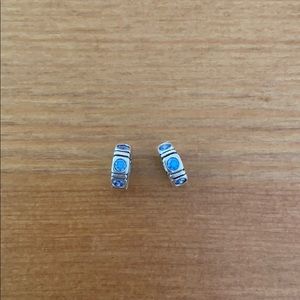 Pandora Blue Crystal Spacers